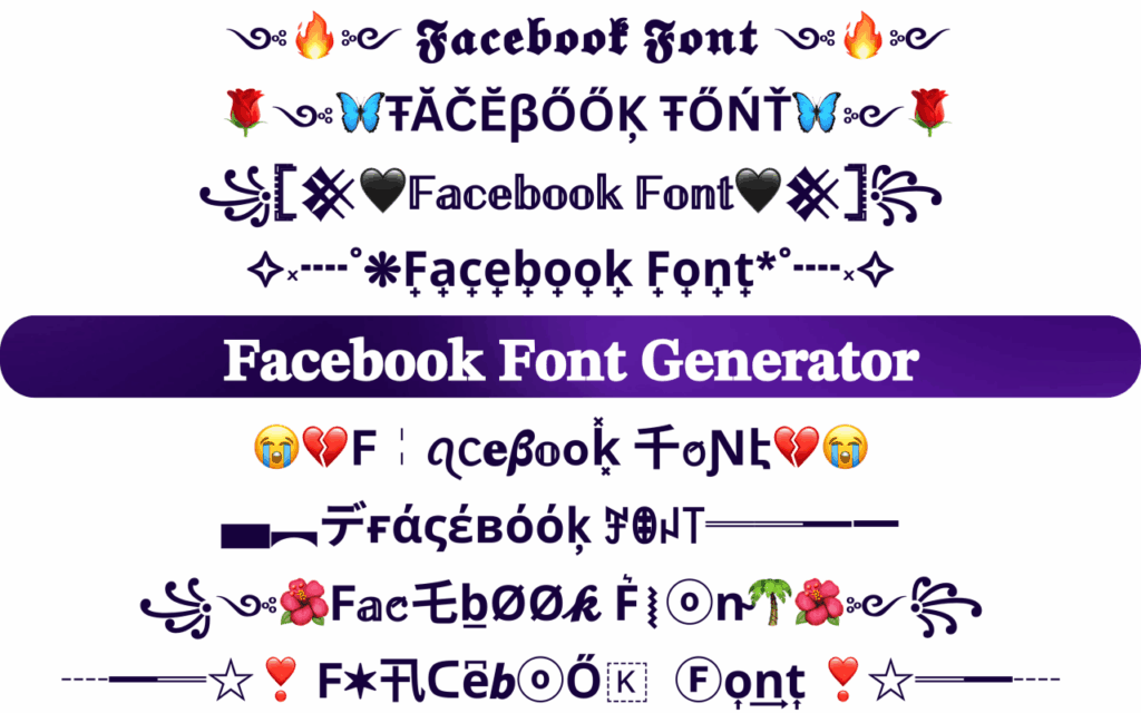 facebook-fonts-generator